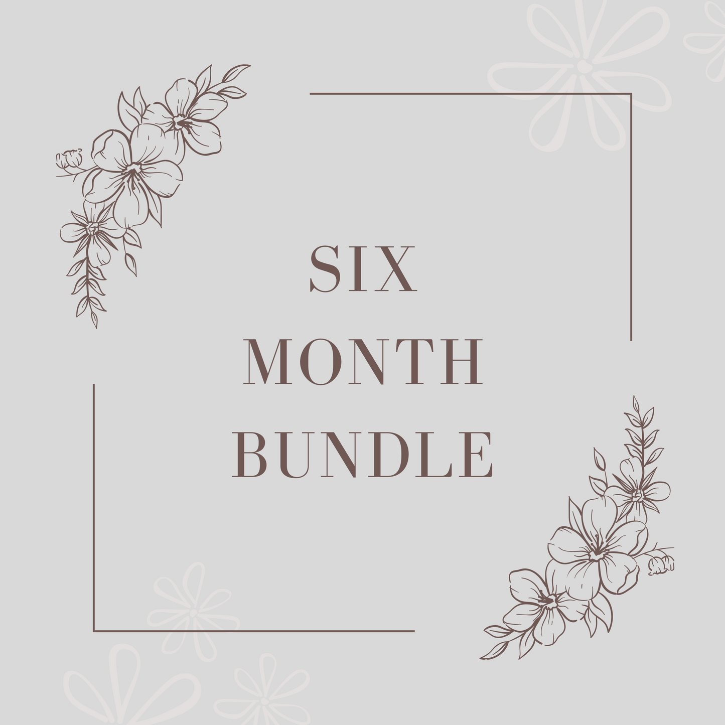 6 Month Bundle - Candle of the Month